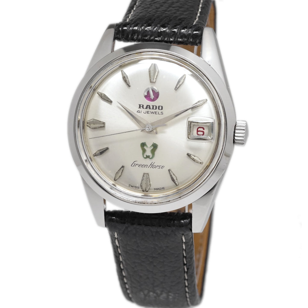 ラドー グリーンホース 41石 Ref.11657 Cal.AS1789 自動巻 OH済 1970年代 Rado