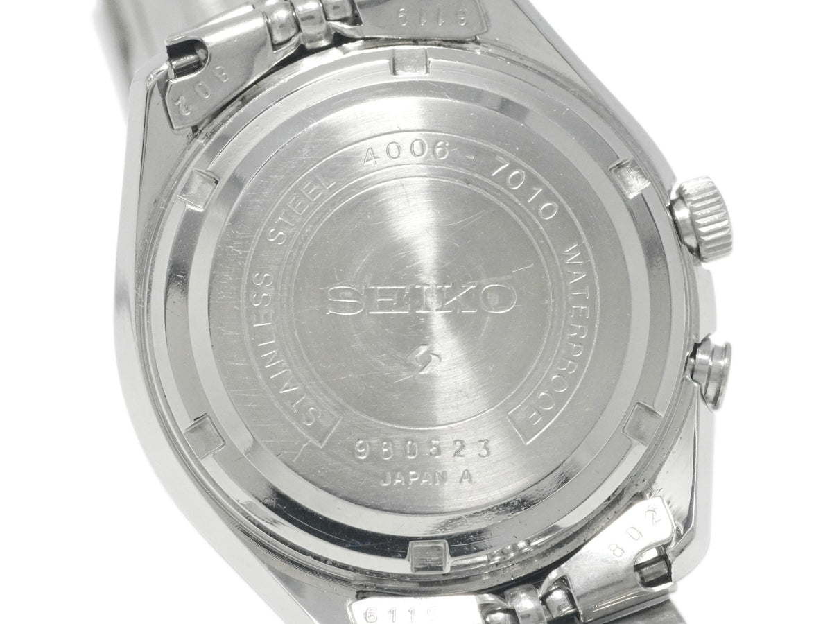 セイコー ベルマチック デイデイト 4006-7010 シルバー文字盤 自動巻 OH済 昭和44年/1969年製 Seiko