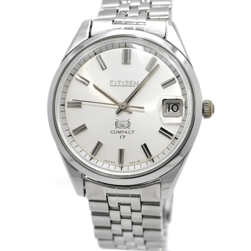 シチズン オートデーター コンパクト AUDS2807-K Cal.5401 17石 自動巻 OH済 昭和42年/1967年製 Citizen