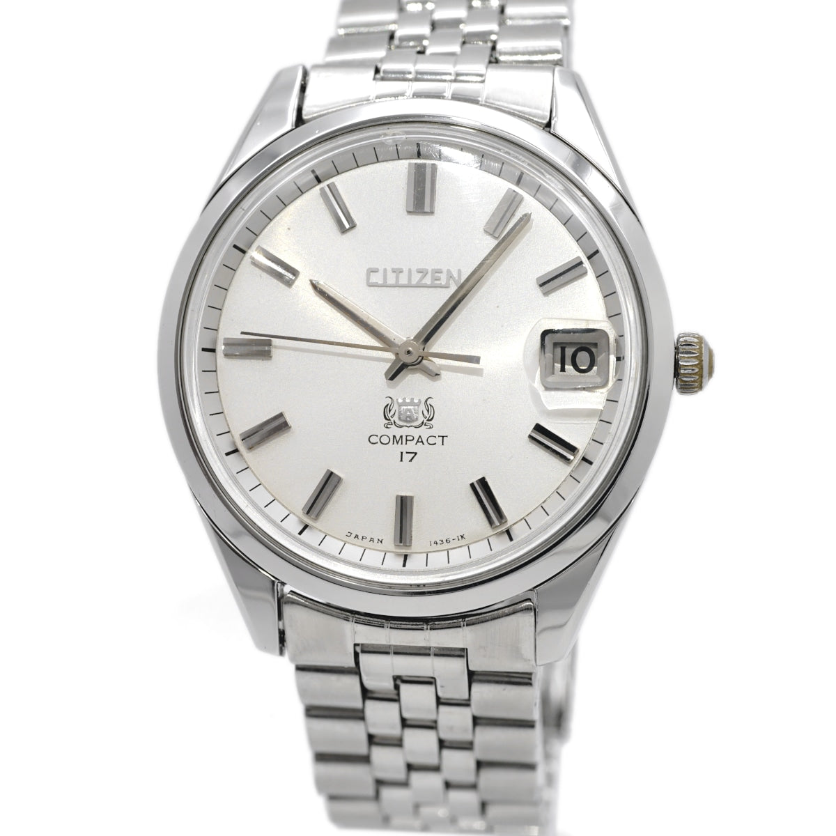 シチズン オートデーター コンパクト AUDS2807-K Cal.5401 17石 自動巻 OH済 昭和42年/1967年製 Citizen