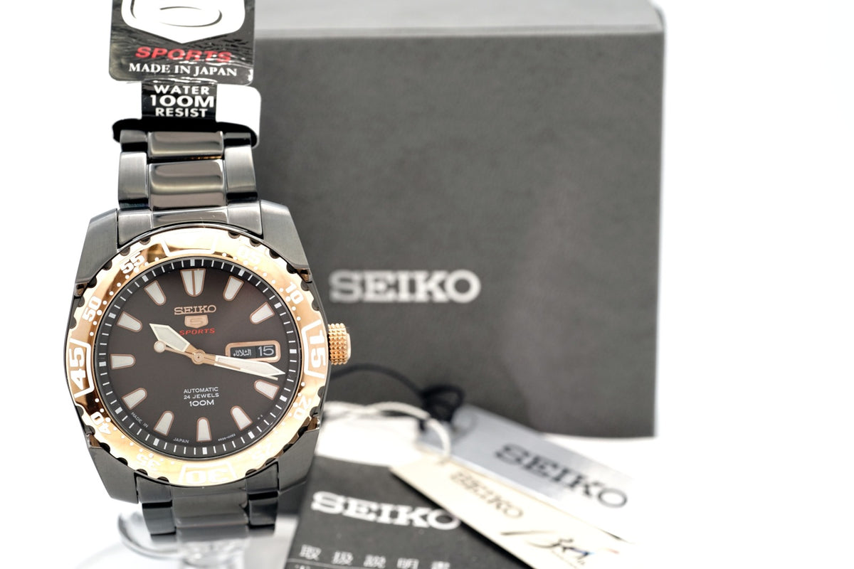 セイコー ５スポーツ オートマチック SRP172J1 逆輸入 4R36-00J0 自動巻 USED Seiko