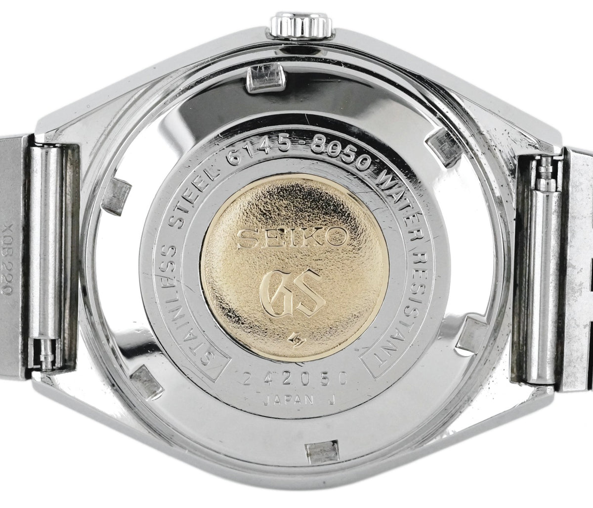 グランドセイコー 6145-8050 後期型 グリーン文字盤 自動巻 OH済 昭和47年/1972年製 Seiko