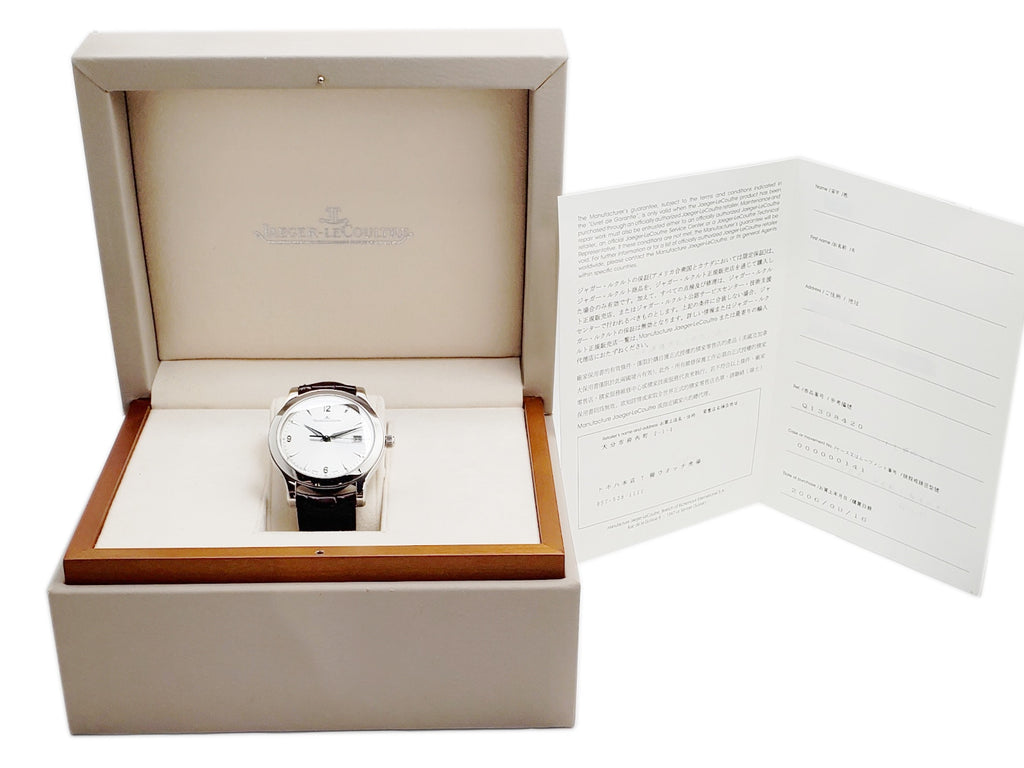 Jaeger-LeCoultre Master Control Q1398420 147.8.37.S Automatic Movement, Original Deployant Buckle, Overhauled, Purchased in 2006, USED