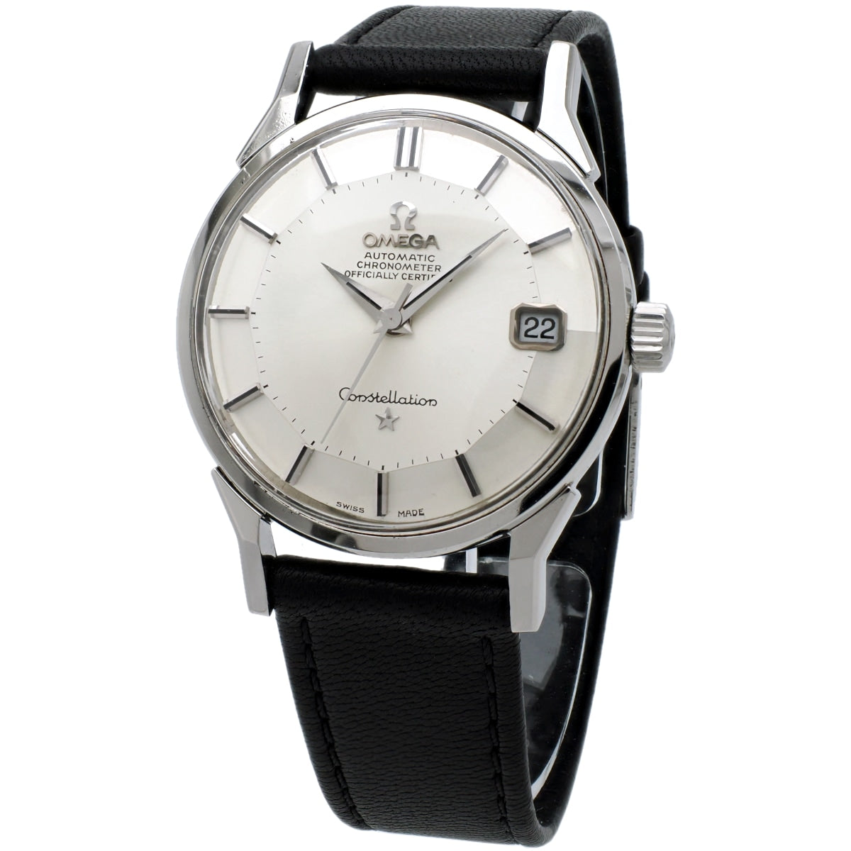 Omega Constellation 12-sided 168.005 Genuine Buckle with Box and Catalog Cal.564 Automatic OH Serviced 1972