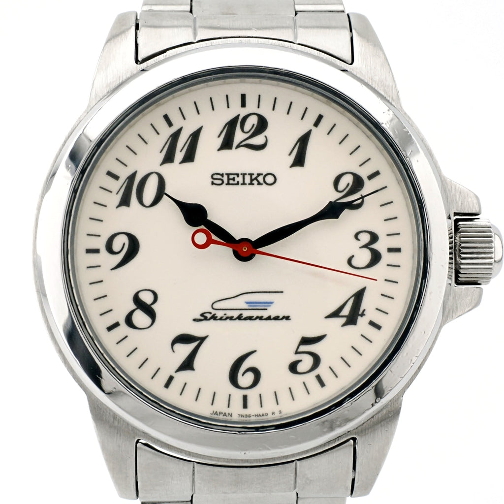 セイコー JR東海 新幹線乗務員用腕時計 7N35-HAA0 クオーツ 2007年/平成19年支給刻印 Seiko
