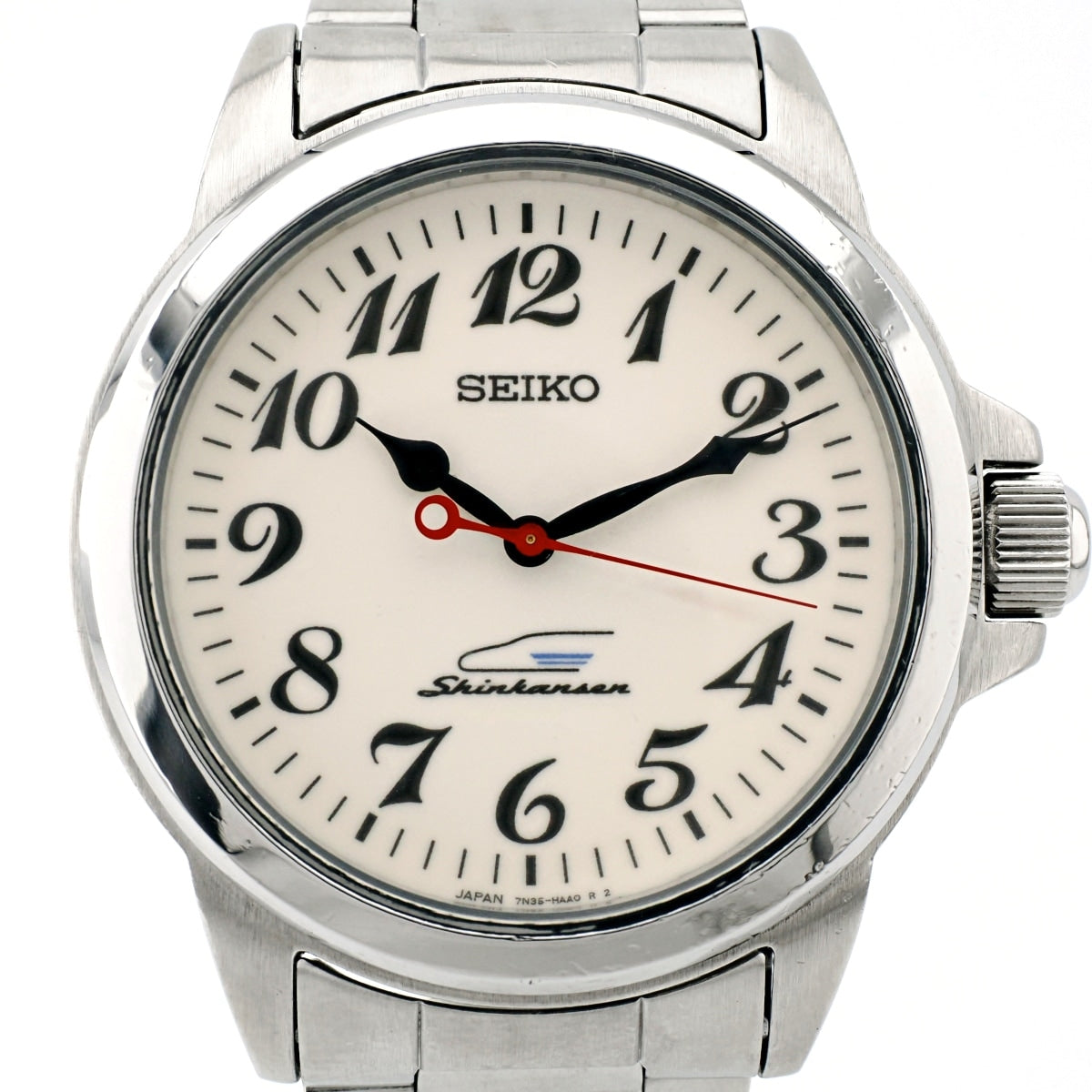 セイコー JR東海 新幹線乗務員用腕時計 7N35-HAA0 クオーツ 2007年/平成19年支給刻印 Seiko