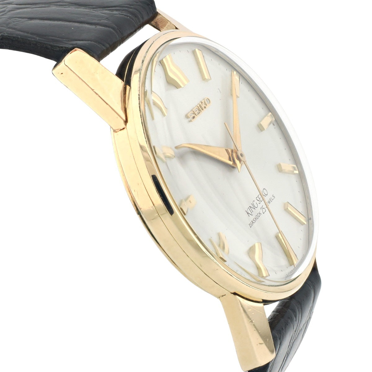 キングセイコー セカンドモデル 44-2000 金張り 盾メダリオン 手巻 OH済 昭和39年/1964年製