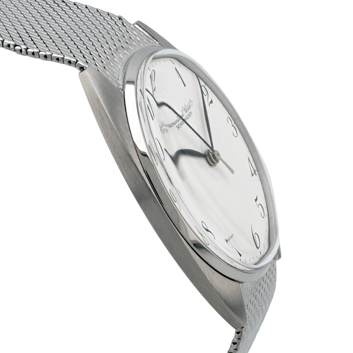 IWC Ref.2407 トノー型 純正メッシュブレスレット Cal.403 手巻き OH済 1973年製