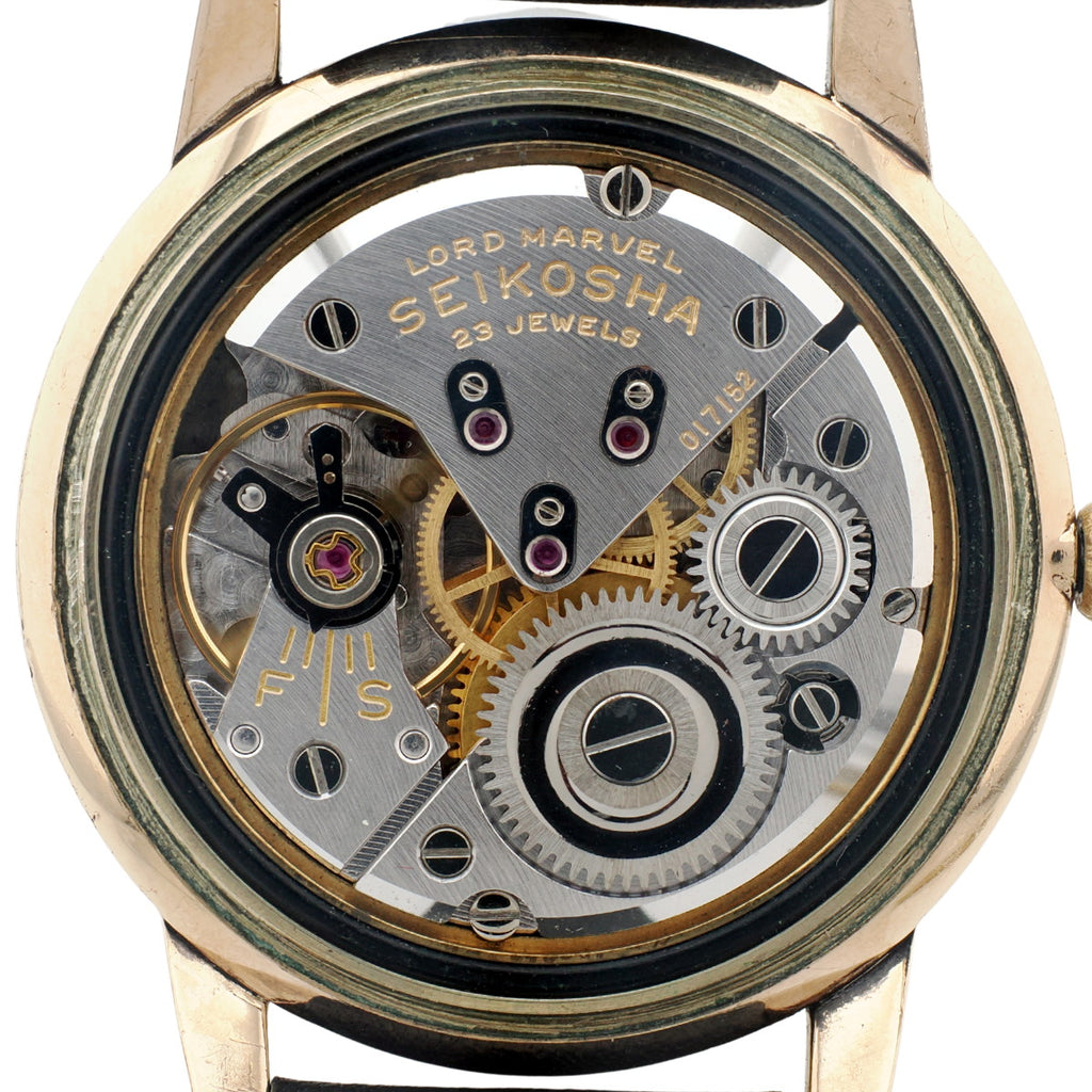 セイコー ロードマーベル 15023E 14金張り SD文字盤 23石 手巻 OH済 昭和38年/1963年製 Seiko