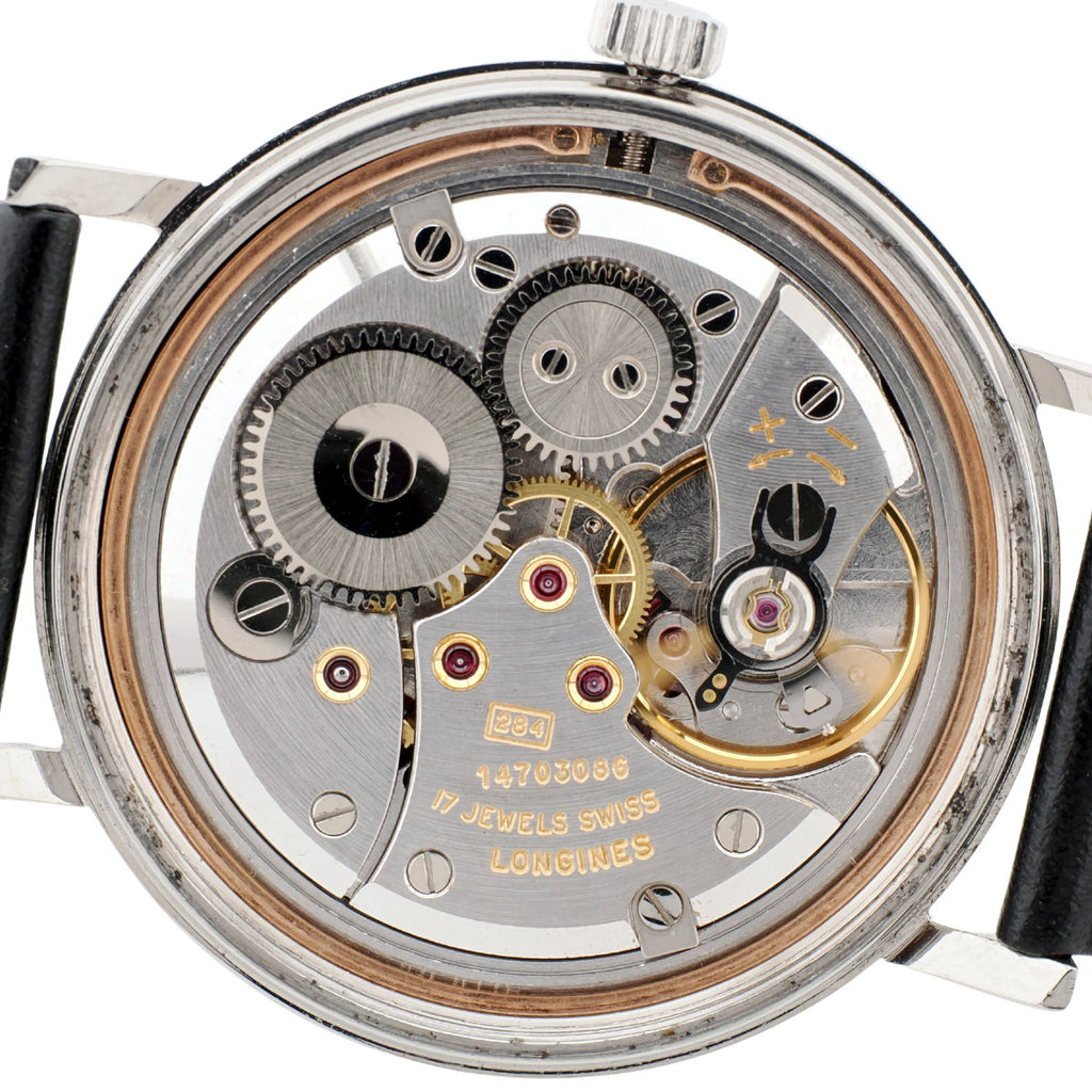 Longines Ref. 7839-4 Screw-back, with box, Cal. 284, 17 jewels, manual wind, serviced, 1967.