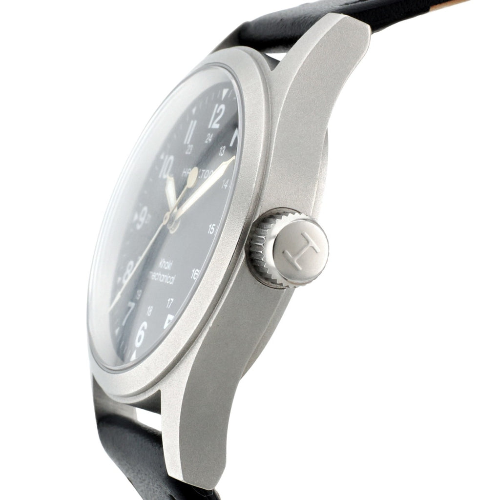 Hamilton Khaki Mechanical 33mm 000094 Black Dial Cal.2804-2 17 Jewels Hand-winding USED Hamilton