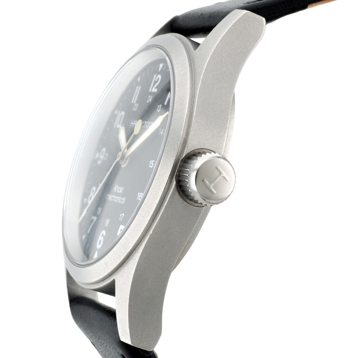 Hamilton Khaki Mechanical 33mm 000094 Black Dial Cal.2804-2 17 Jewels Hand-winding USED Hamilton