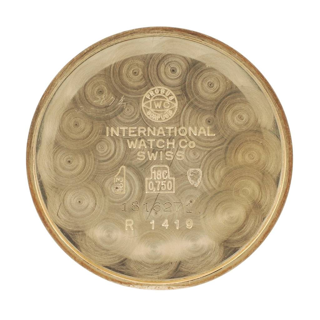 IWC K18（18金） Ref.1419 トノー型 Cal.402 手巻き OH済 1969年製