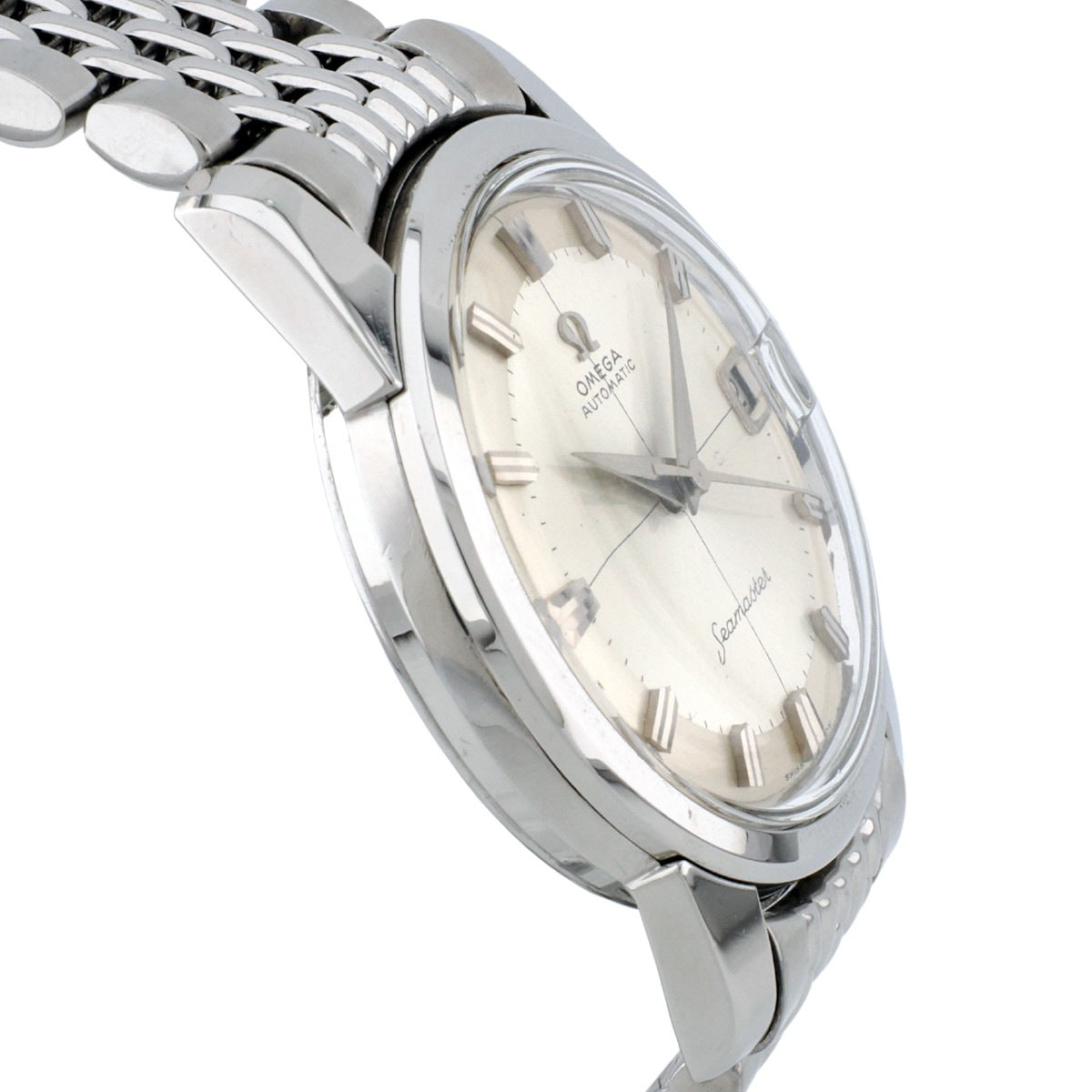 オメガ シーマスター 166.009 クロスライン 純正ブレスレット Cal.562 自動巻 OH済 1963年製