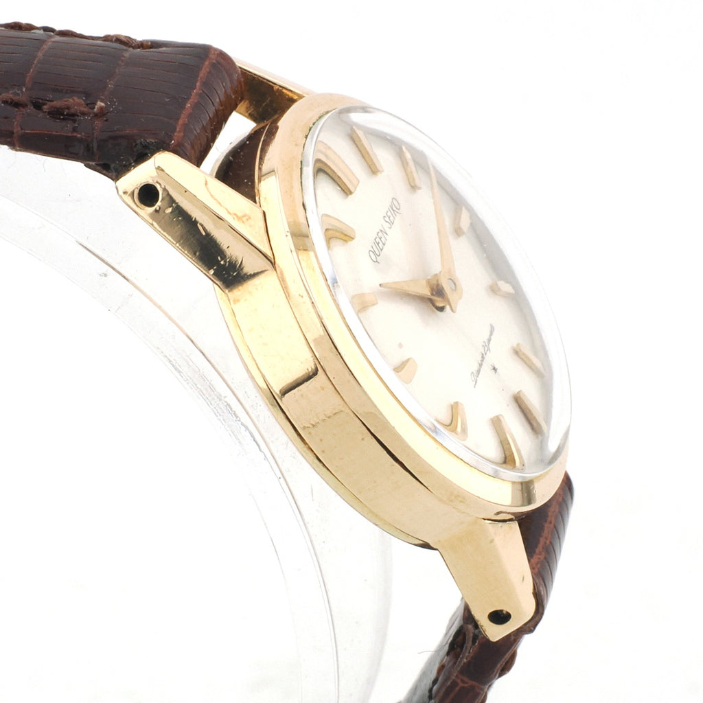 クイーンセイコー Ref.30001 14K金張り AD文字盤 23石 OH済 1963年製（昭和38年）