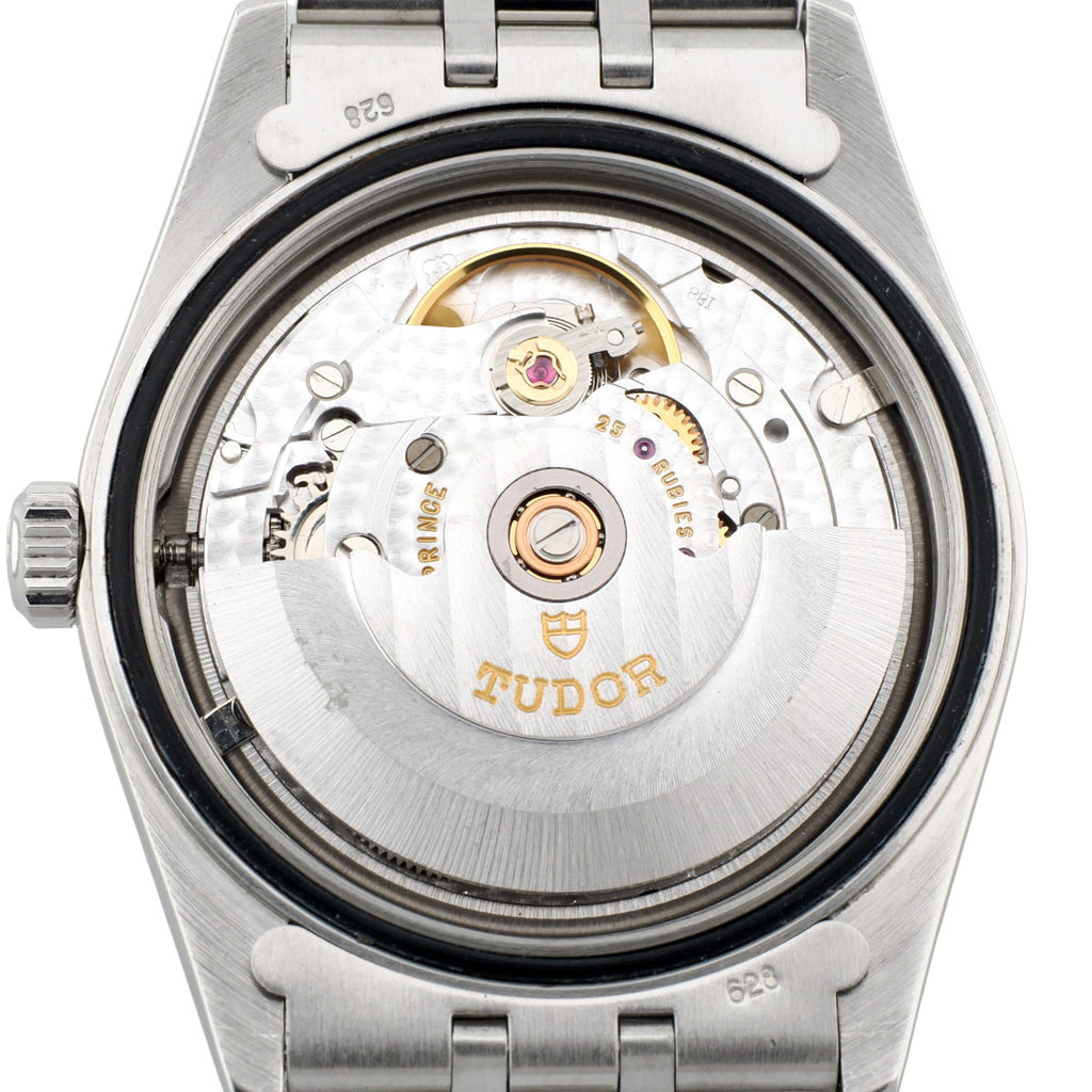 チュードル 74000 プリンスデイト H番 シルバー 箱・保証書付 OH済 サファイアガラス チューダー 自動巻 TUDOR