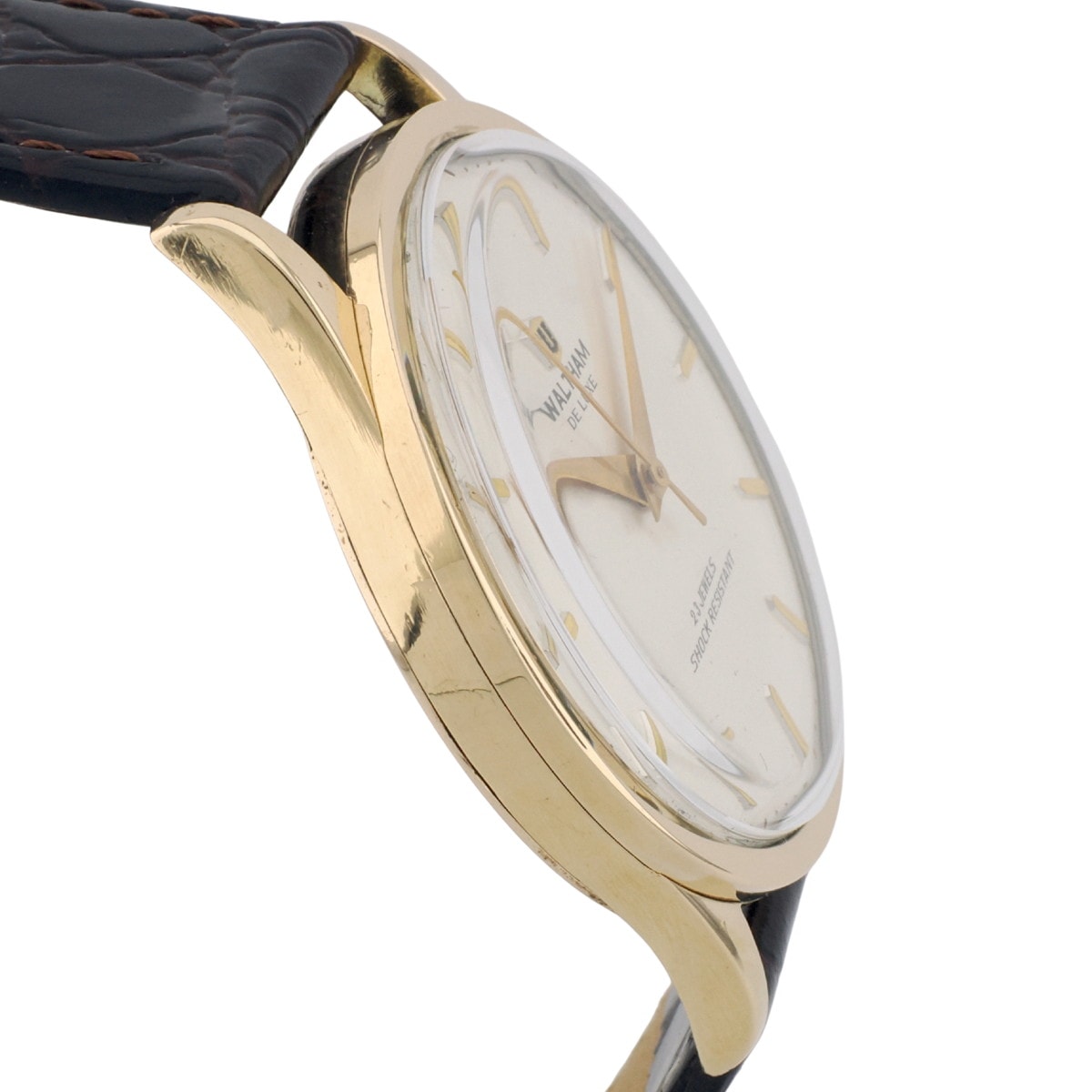 Waltham De Luxe 14KGF Gold-Filled, 23 Jewels, Rose Gold Movement, AS Cal. 1506/1507, Manual Wind, Overhauled, 1960s