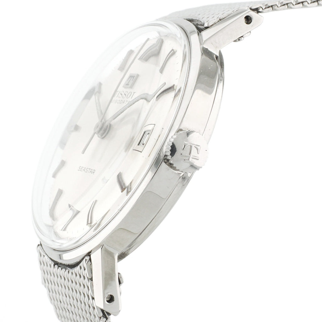 TISSOT シースター ヴィソデイト 42520 41520 純正メッシュブレス Cal.782-1 手巻 OH済 1969年製 ティソ
