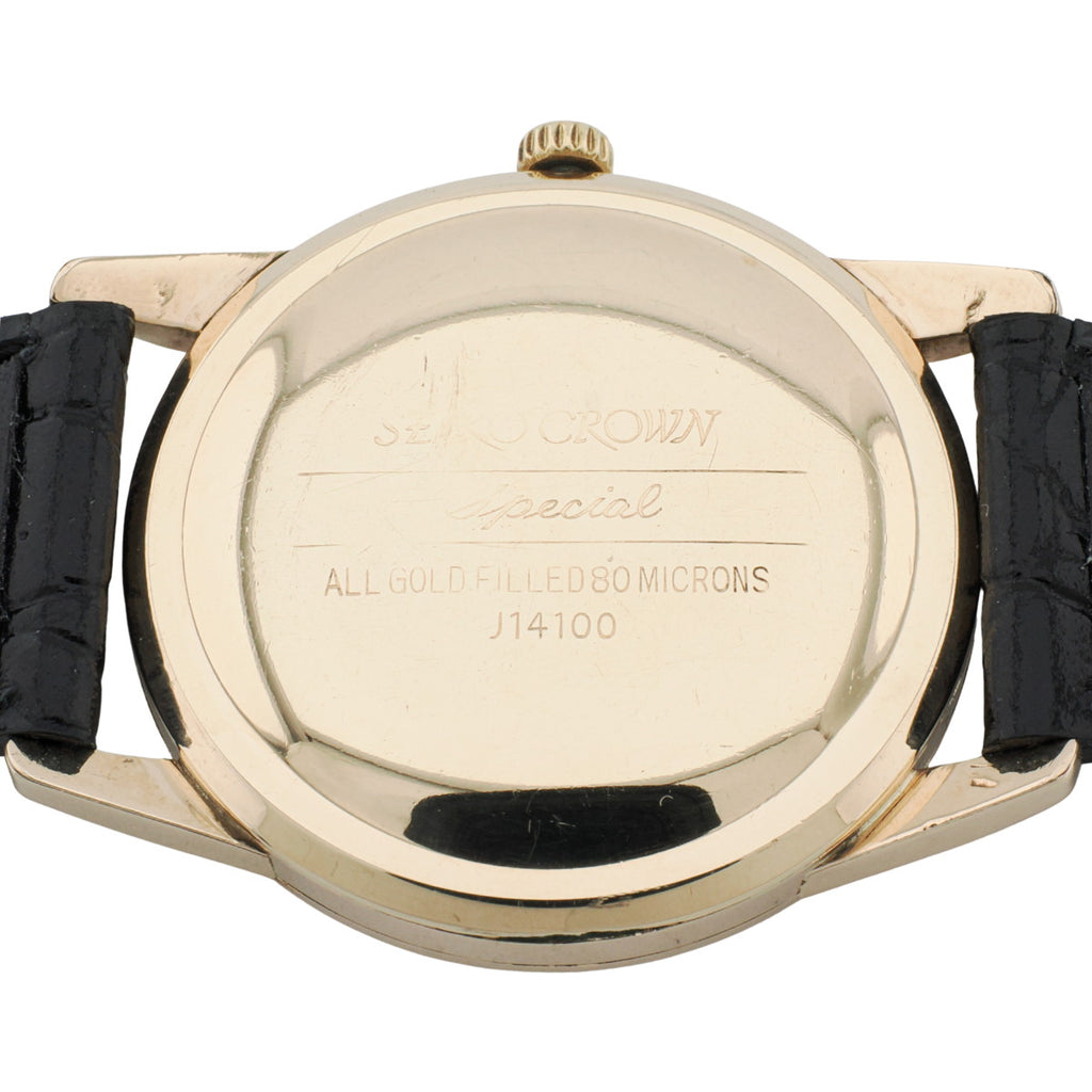Seiko Crown Special Gold-Filled J14100 SD Dial Cal.341 Manual-Wind, Serviced, Made in 1961 (Showa 36)