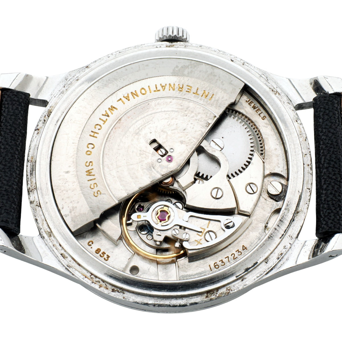 IWC ヴィンテージ Cal.853 ペラトン式 自動巻 SS 筆記体ロゴ 1963年製【OH済】