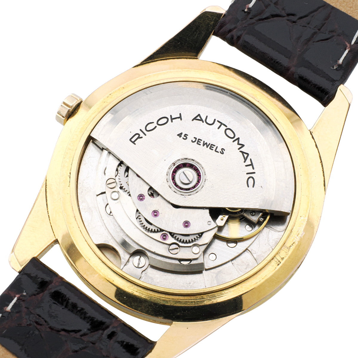 Ricoh Dynamic Auto 45 Jewels Ref. 57116 Gold-Plated Automatic, Overhauled, 1960s
