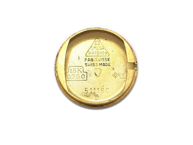 オメガ チューラーWネーム 511180 プリズム風防 18K 手巻 レディース OH済 1965年製