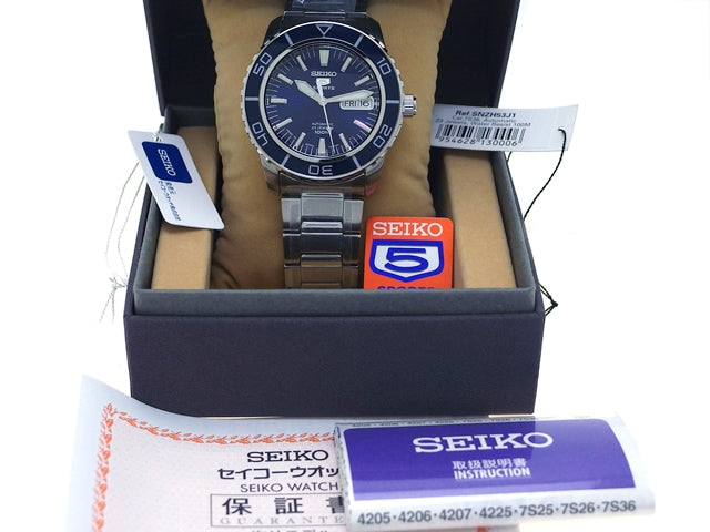 セイコー 5スポーツ 逆輸入モデル SNZH53J1 自動巻 USED