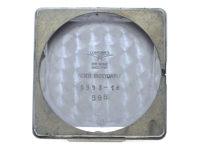 ロンジン 6993-18 598 Cal.280 スクエア 手巻 OH済 1966年製