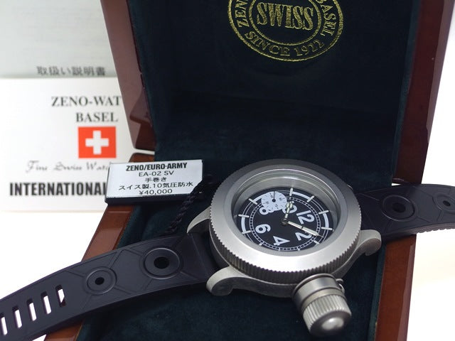 ゼノ ユーロアーミー EA-02 SV 手巻 USED ZENO Watch