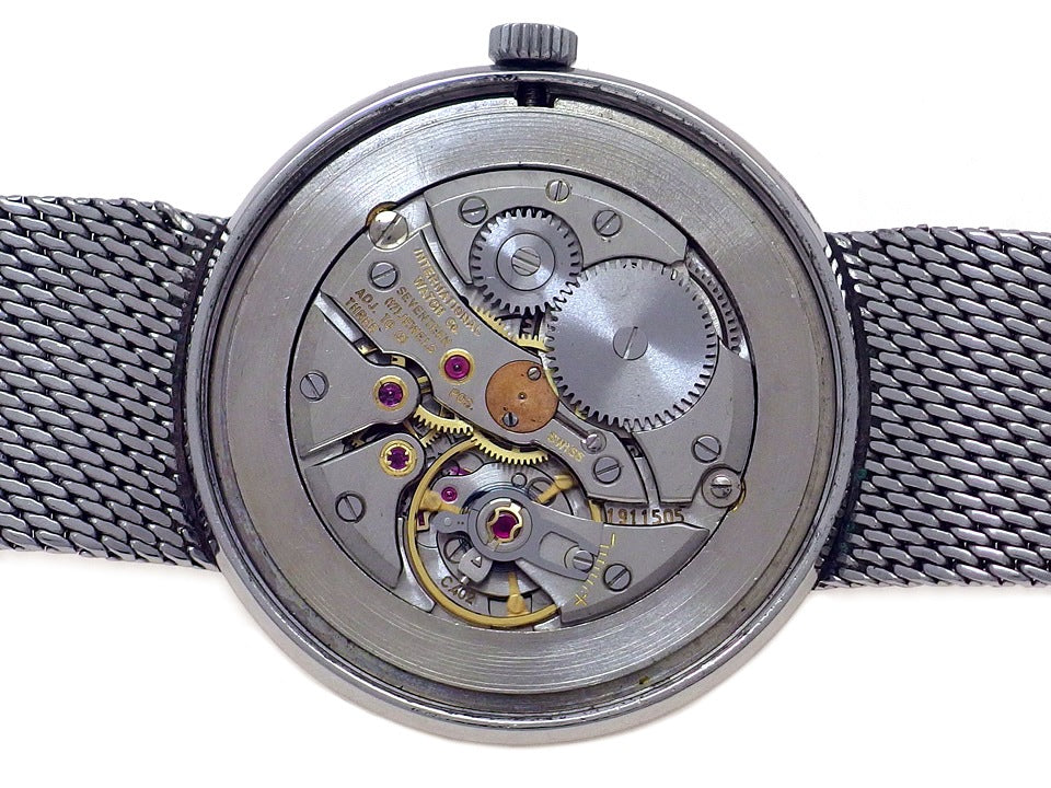 【希少】IWC R1214 Cal.402 17石手巻 一体型ブレス OH済 1965年製