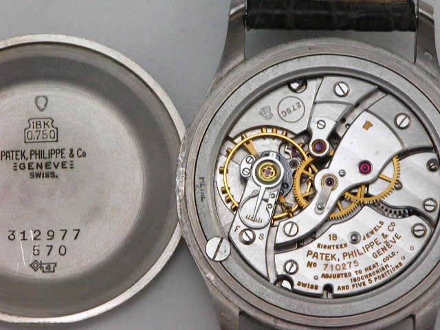 パティックフィリップ Ref.570 18K無垢 WG ビッグカラトラバ Cal.27SC 手巻 1960年代 Patek Philippe
