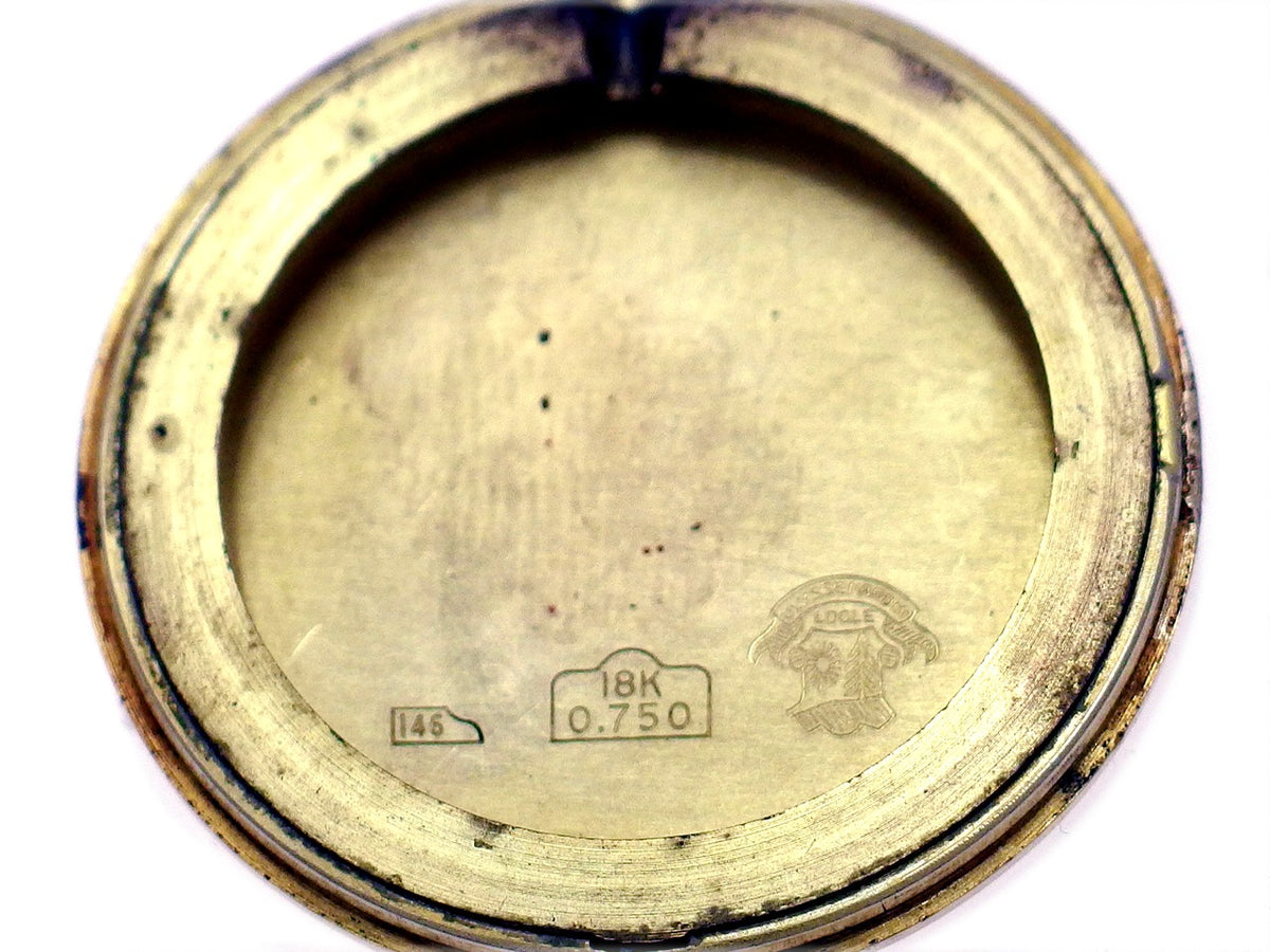 ユリスナルダン 18K 17石 手巻 OH済 1950年代