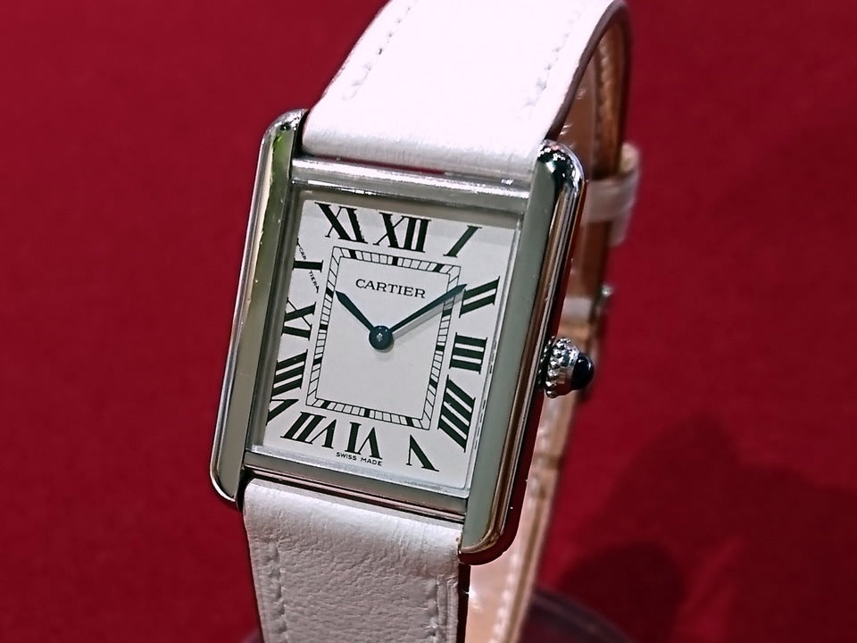カルティエ タンクソロ SM レディース W1018255 Ref.3170 クォーツ USED　Cartier
