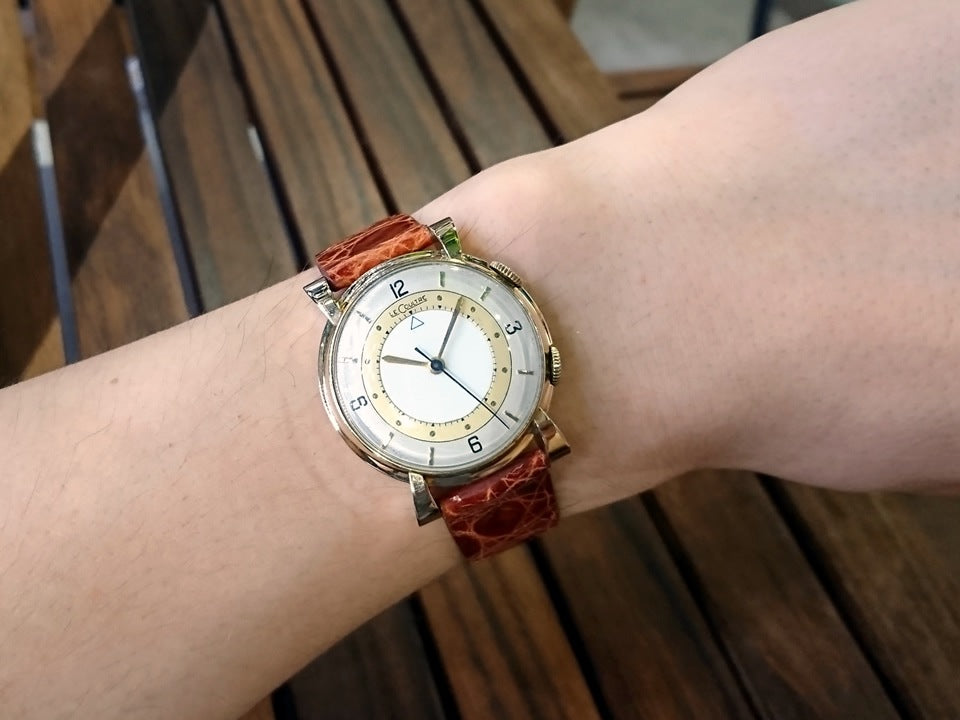 ルクルト メモボックス リストアラーム 10KGF Cal.489/1 手巻 OH済 1950年代