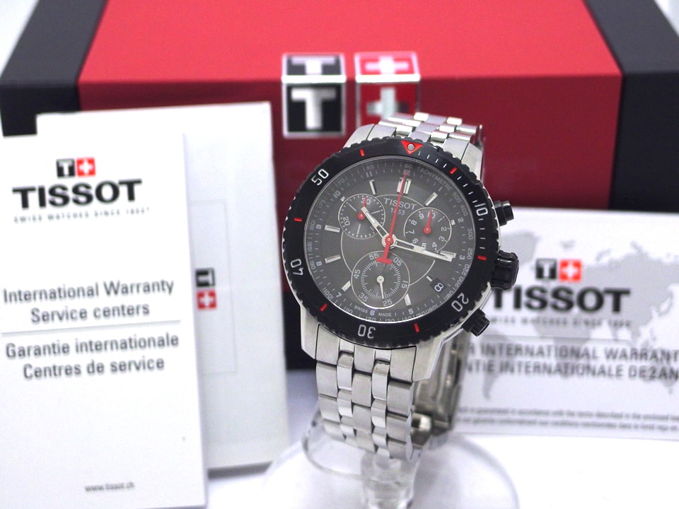 ティソ PRS200 クロノグラフ T067.417.21.051.00 クオーツ USED　TISSOT