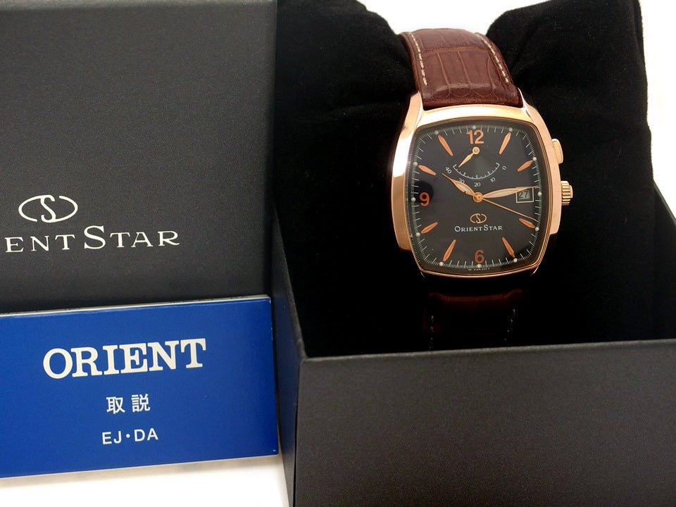 オリエントスター クラシック WZ0081EJ ダークブルー文字盤 トノー型ケース 自動巻 USED ORIENT