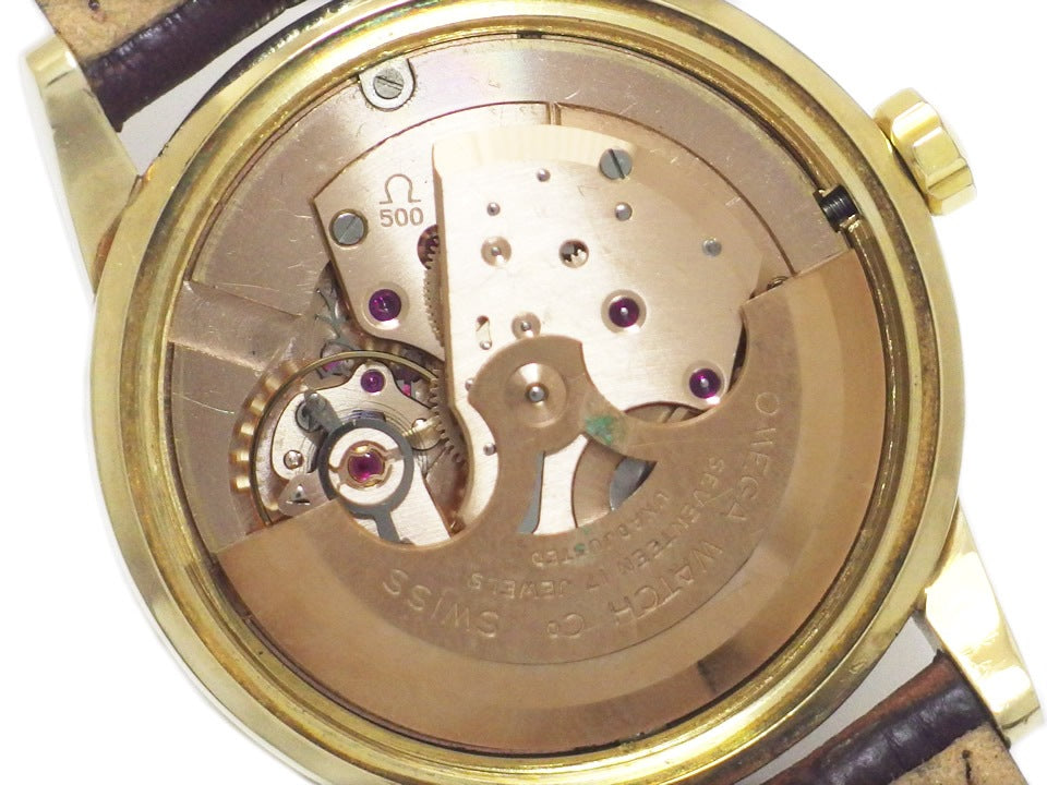 オメガ シーマスター 14K GX6546 Cal.500 自動巻 OH済 1955年頃 Omega