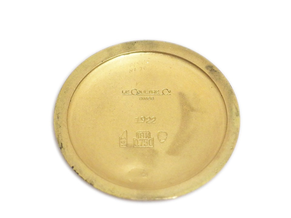ジャガールクルト 18K Ref.1922 Cal.818/C 手巻 OH済 1960年代　Jaeger Lecoultre
