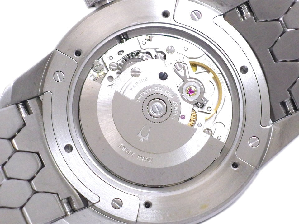 【美品】ブローバ アキュスイス ミューレン 63B177 スイス製 自動巻 USED Bulova