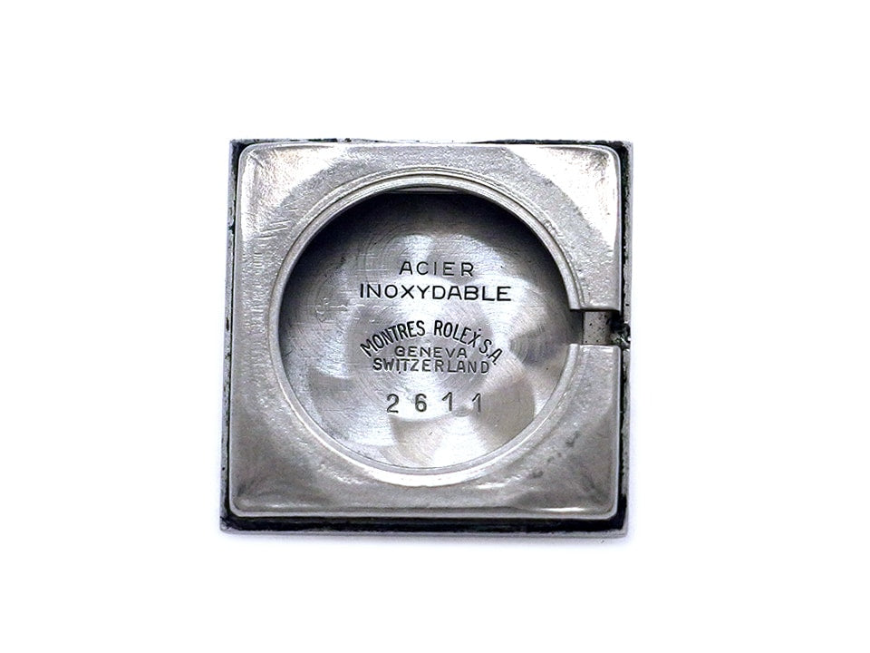 ロレックス プレシジョン Ref.2611 Cal.1400 スクエアケース レディース 手巻 純正尾錠 OH済 1974年製 Rolex