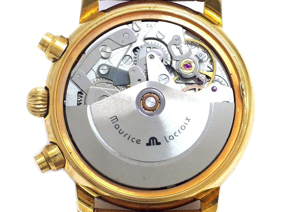モーリスラクロア マスターピース クロネオ クロノグラフ Ref.39353 バルジュー7750 自動巻 OH済 USED 　Maurice Lacroix