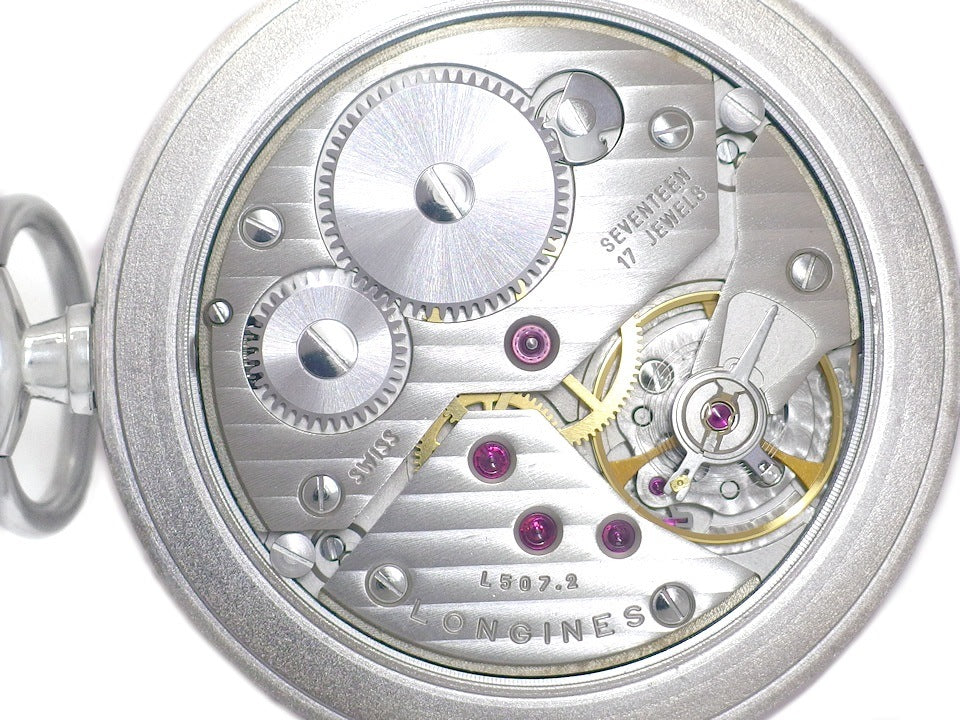 【美品】ロンジン ヘリテージコレクション 懐中時計 L7.012.4.21.1 ハンターケース 手巻 2007年頃 USED Longines