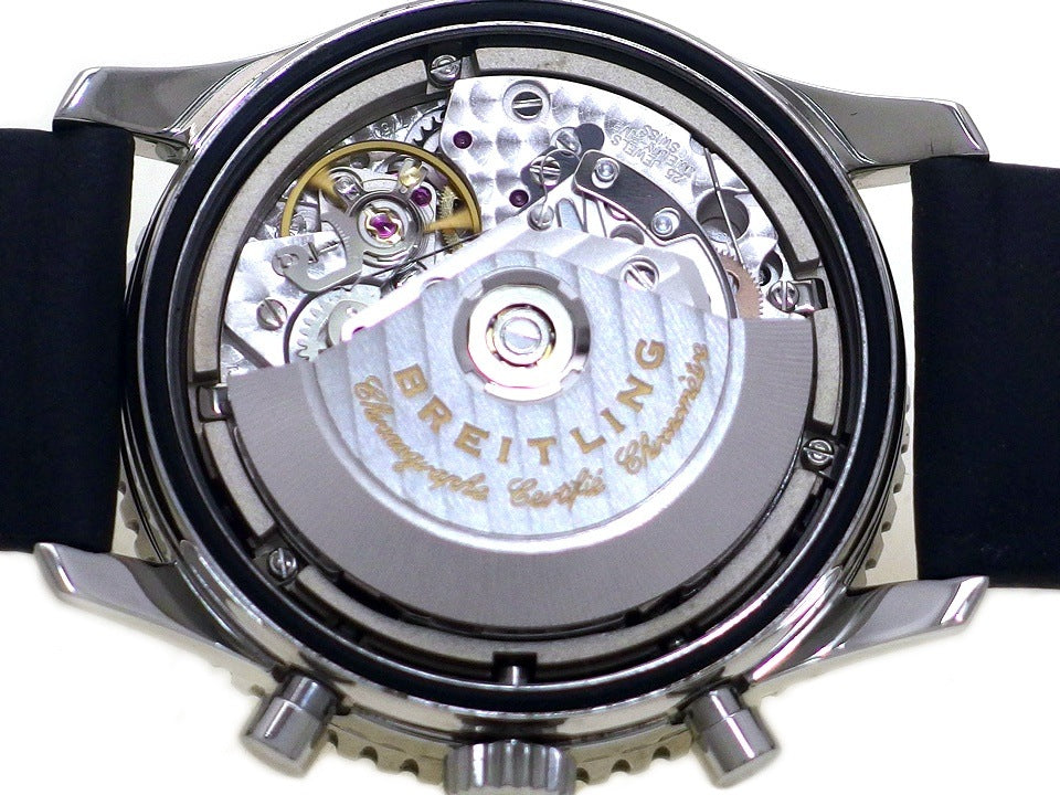ブライトリング オールドナビタイマー A13322 アラビアインデックス 黒文字盤 自動巻 OH済 2000年頃 USED　Breitling