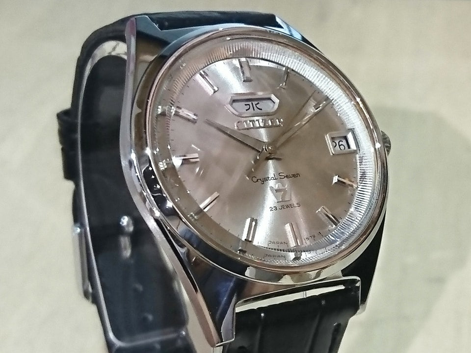 シチズン クリスタルセブン 23石 ACSS2937-T 自動巻 OH済 昭和43年製 Citizen