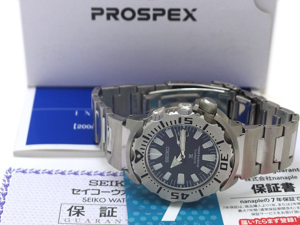 セイコー プロスペックス ダイバーズ 200m ネイビー文字盤 SZSC003 自動巻 2017年頃 USED Seiko