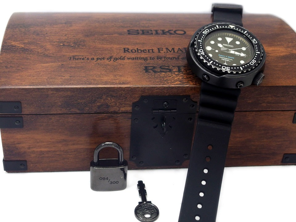 セイコー プロスペックス マリーンマスター ロバート･F･マークス300本限定 SBBN00E クオーツ USED Seiko
