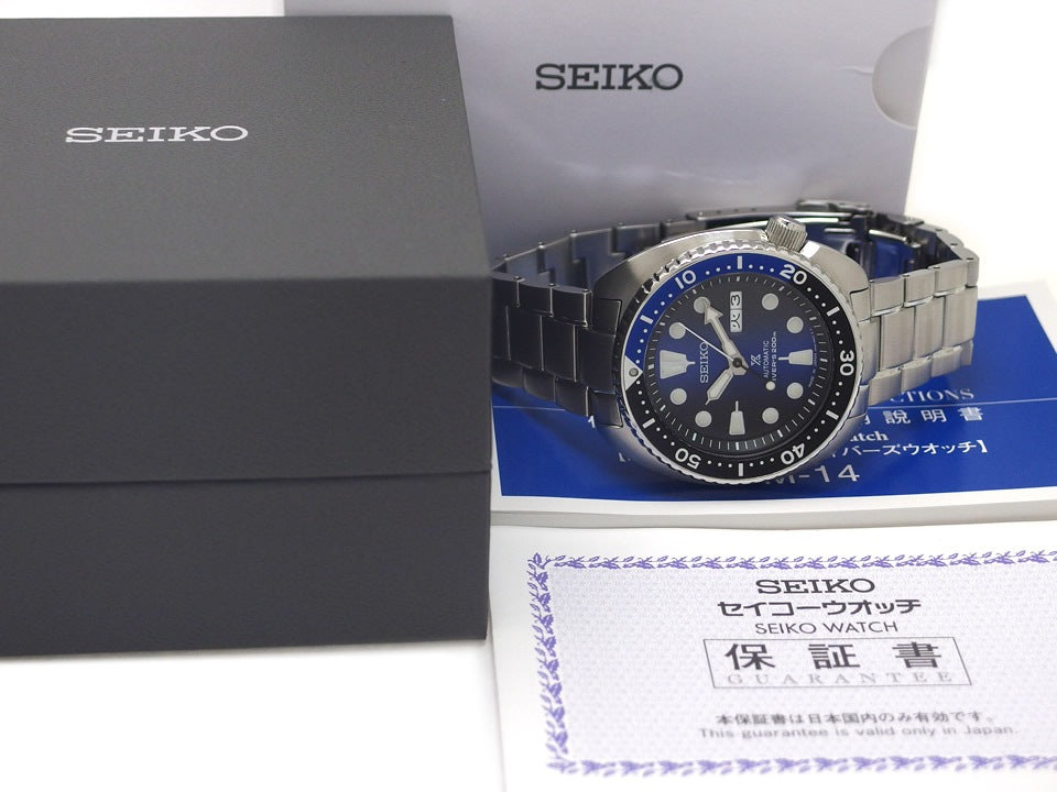 セイコー ダイバーズ 200m 黒青ベゼル SBDY013 自動巻 現行モデル USED Seiko
