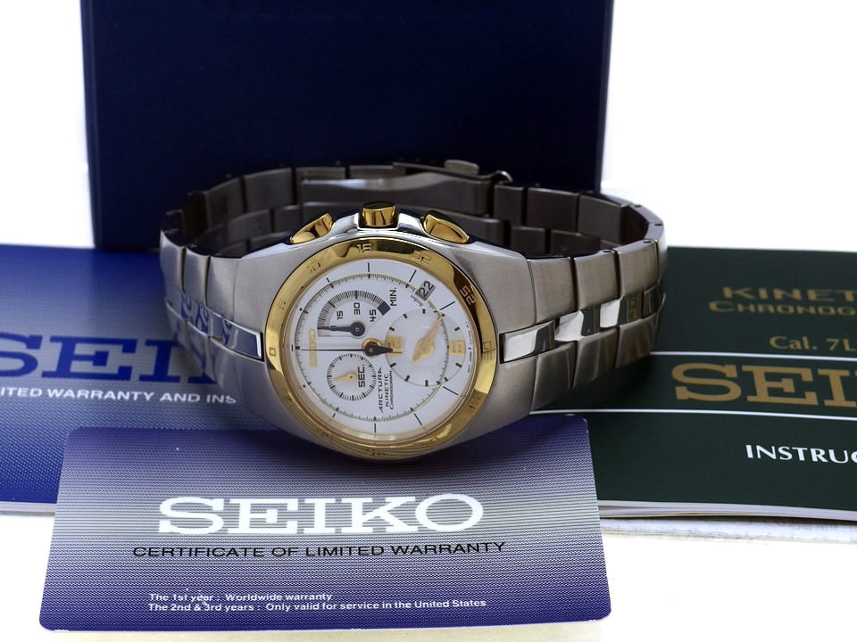 セイコー アークチュラ キネティック クロノグラフ 海外モデル 2009年頃 USED Seiko
