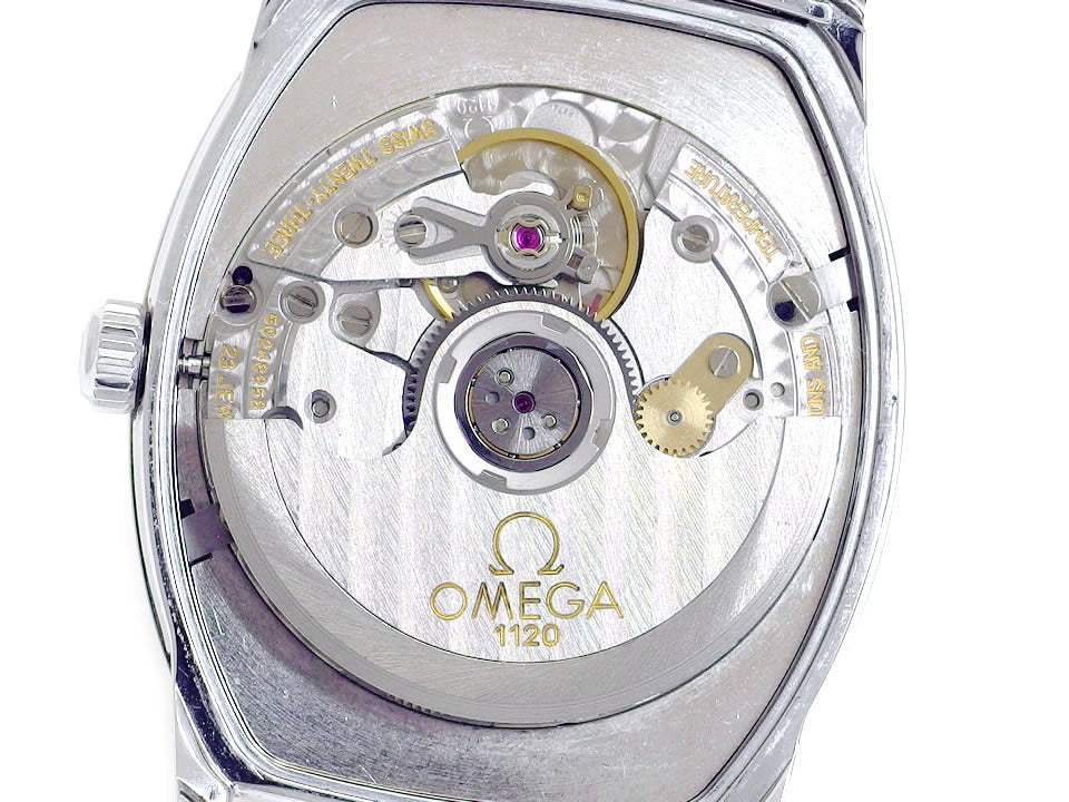 オメガ デヴィル プレステージ トノー型 Ref.168.1220 Cal.1120 自動巻き 1990年代後半 USED Omega