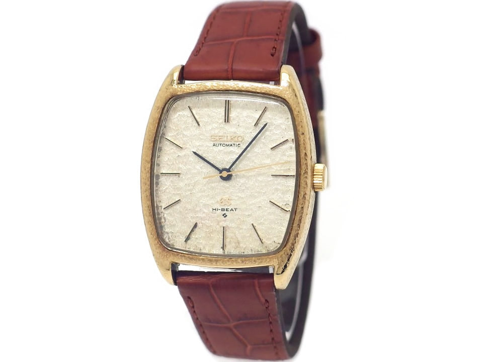 【希少】グランドセイコー 5641-5000 トノー型 18金無垢ケース 自動巻 OH済 昭和48年製 Seiko